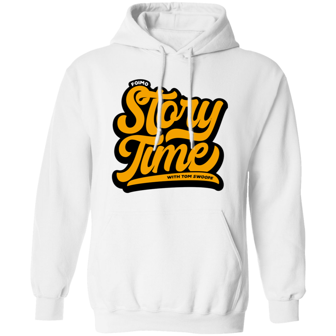 Story Time Pullover Hoodie (Orange)