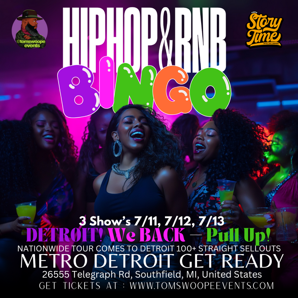 Hip Hop and R&B Bingo with Tom Swoope (Metro Detroit)