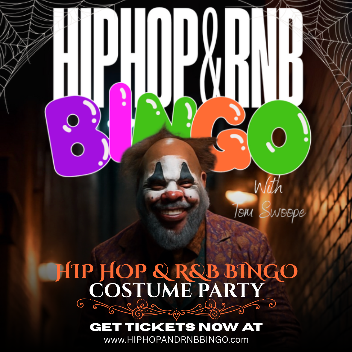 Hip Hop and RnB Bingo with Tom Swoope Costume Party (AKRON 10/31)