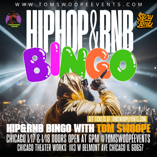 Hip Hop and R&B Bingo with Tom Swoope (Chicago 1/17/25)