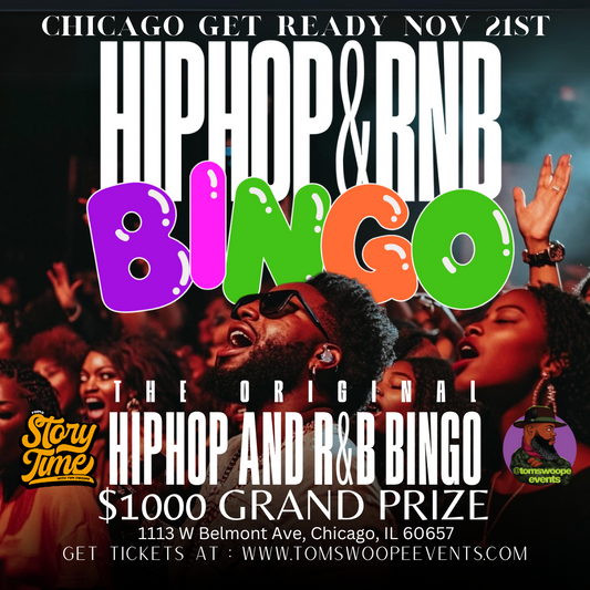 Hip Hop and R&B Bingo with Tom Swoope (Chicago 11/21)