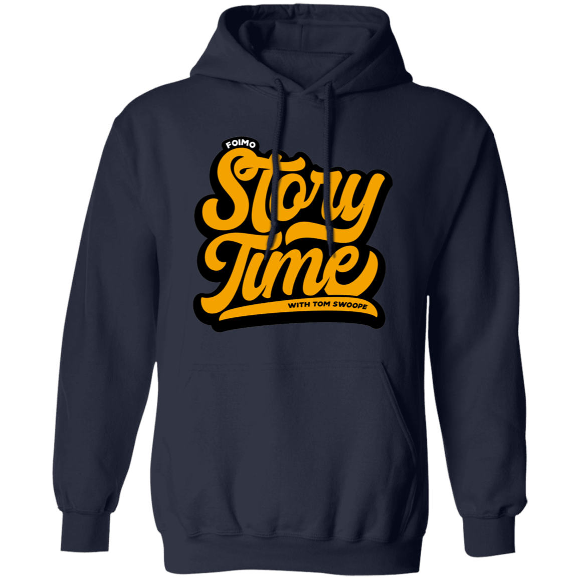 Story Time Pullover Hoodie (Orange)