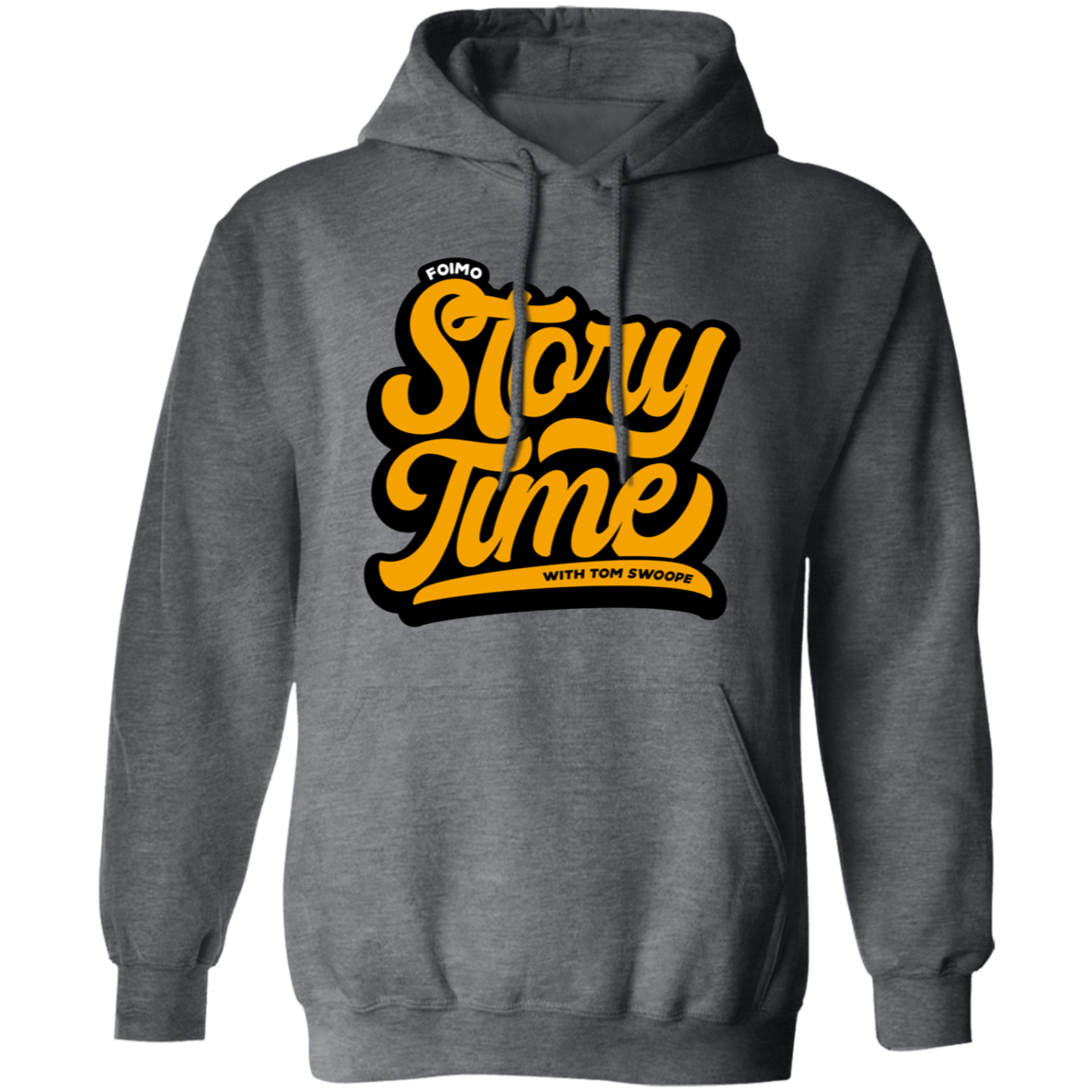 Story Time Pullover Hoodie (Orange)