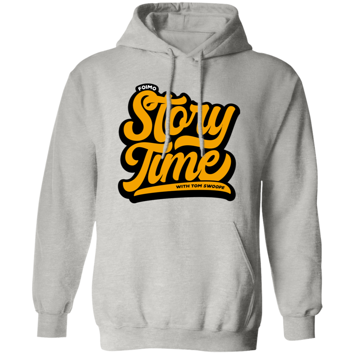 Story Time Pullover Hoodie (Orange)