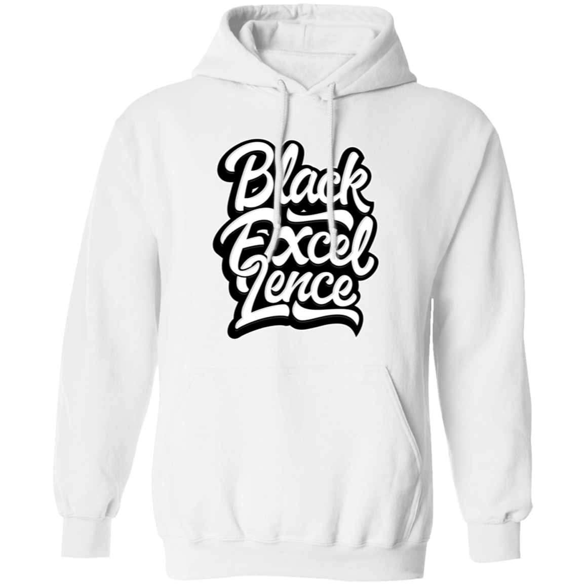 Black Excellence Pullover Hoodie