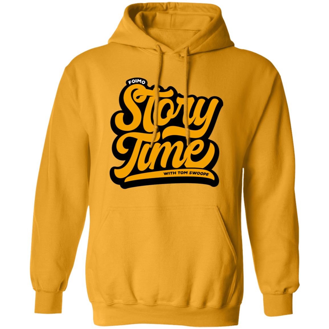 Story Time Pullover Hoodie (Orange)