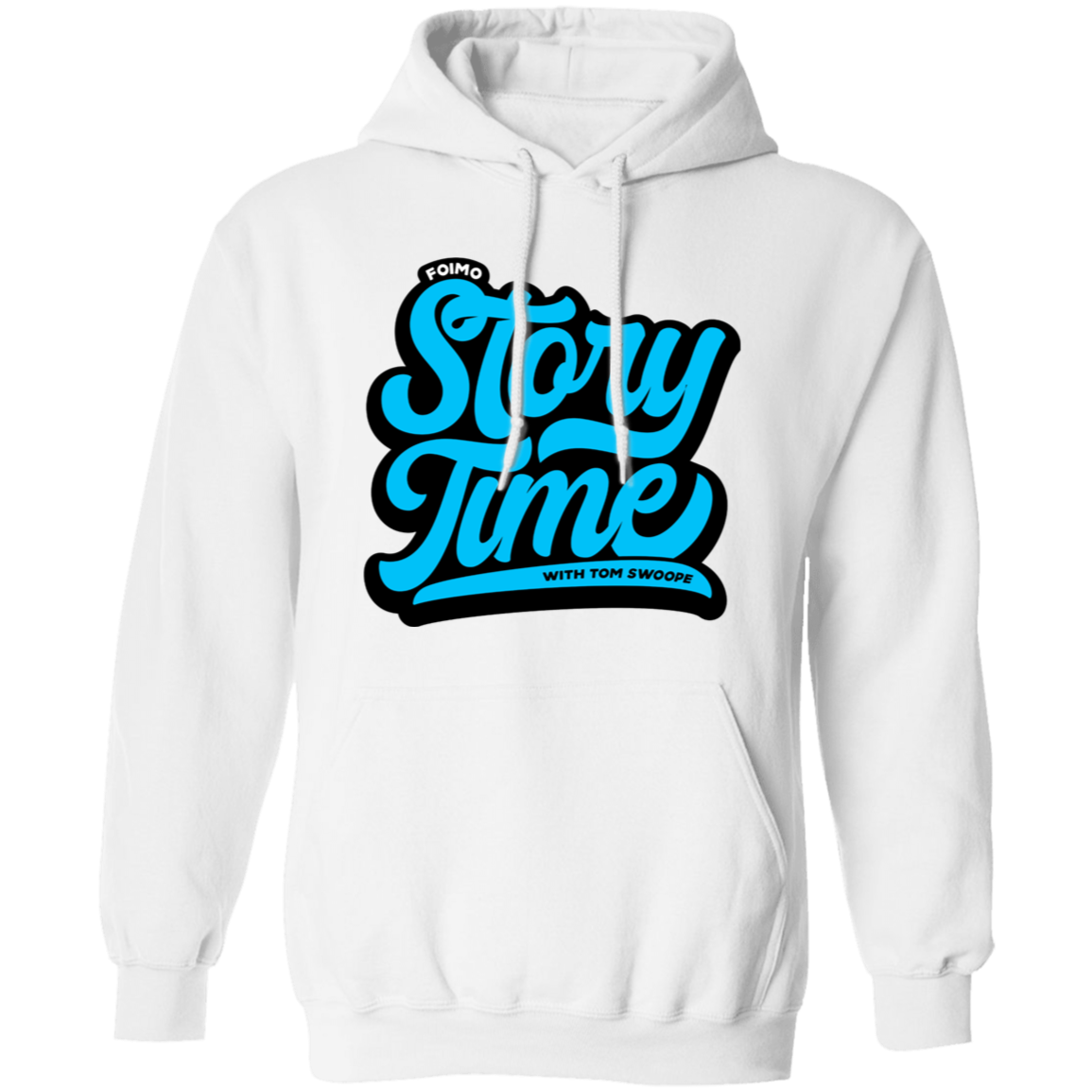 Story Time Pullover Hoodie (Blue)