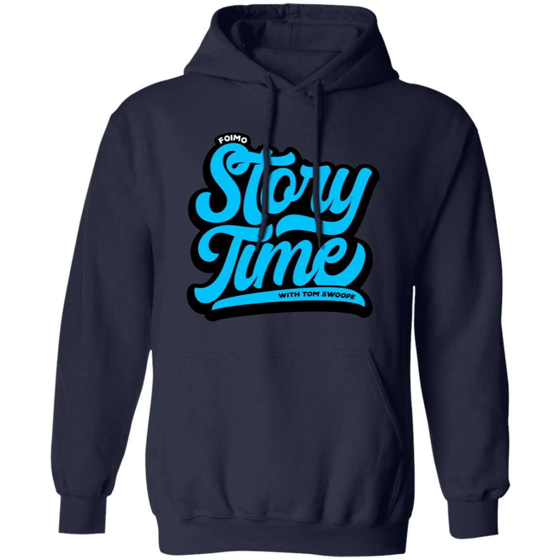 Story Time Pullover Hoodie (Blue)