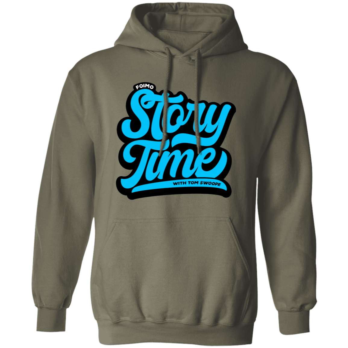 Story Time Pullover Hoodie (Blue)