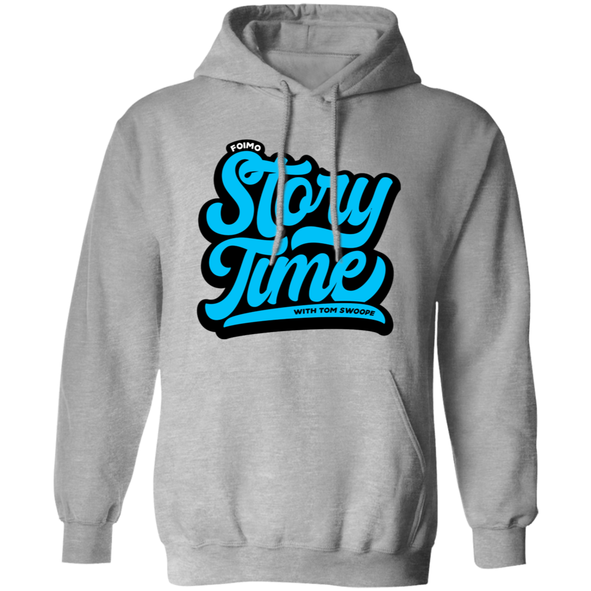 Story Time Pullover Hoodie (Blue)