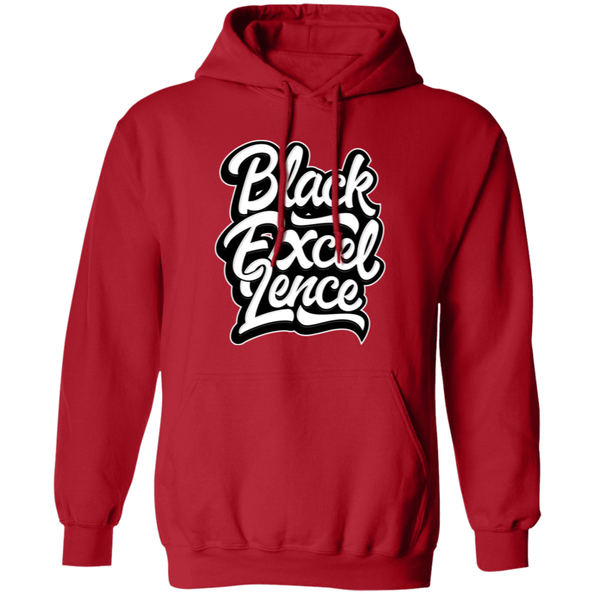 Black Excellence Pullover Hoodie