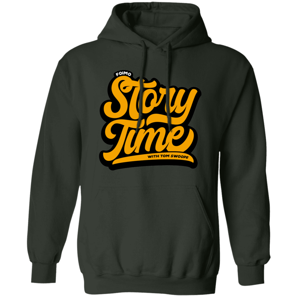 Story Time Pullover Hoodie (Orange)