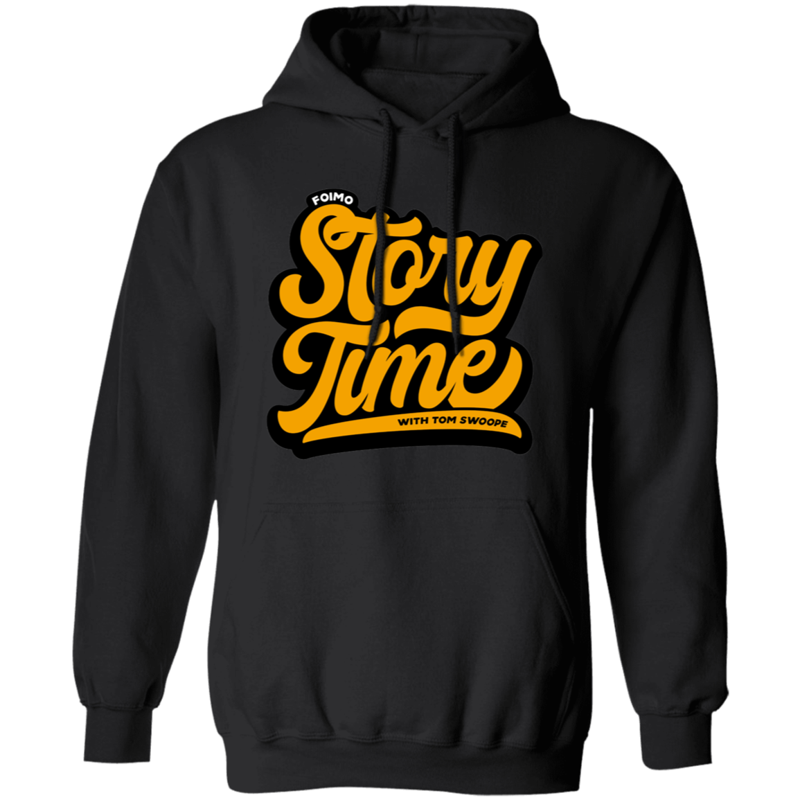 Story Time Pullover Hoodie (Orange)