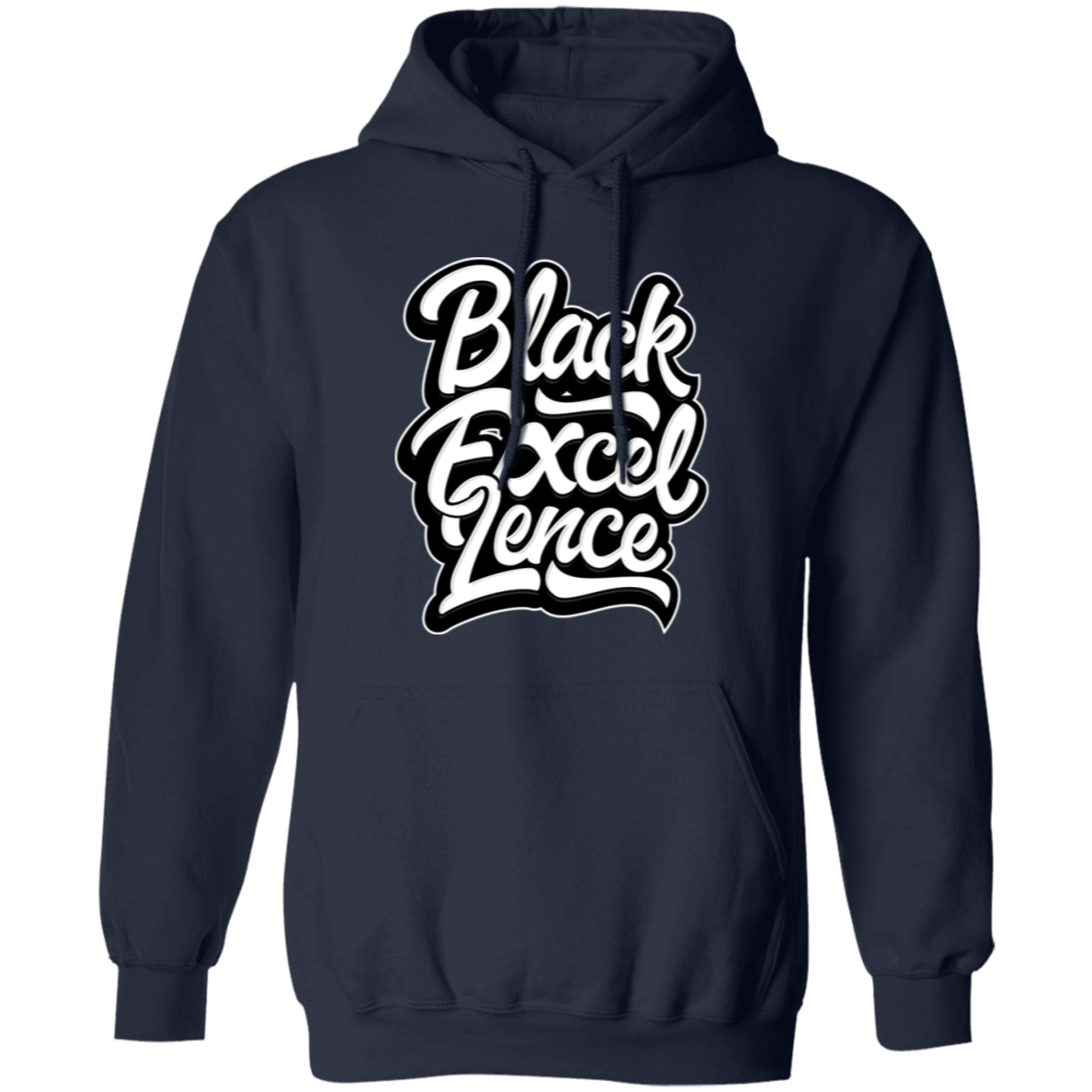 Black Excellence Pullover Hoodie