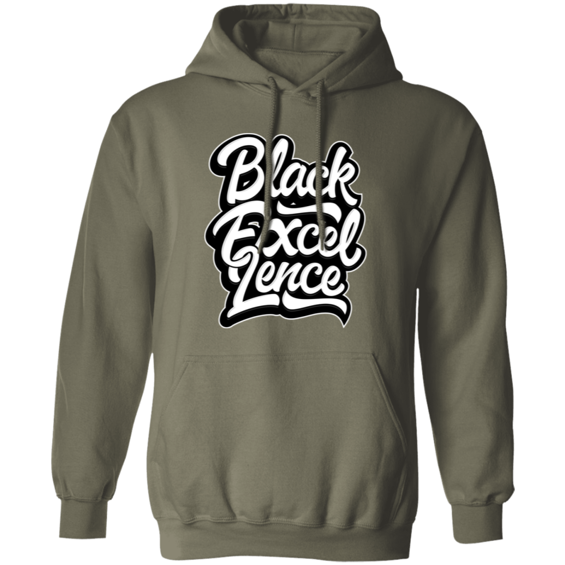 Black Excellence Pullover Hoodie