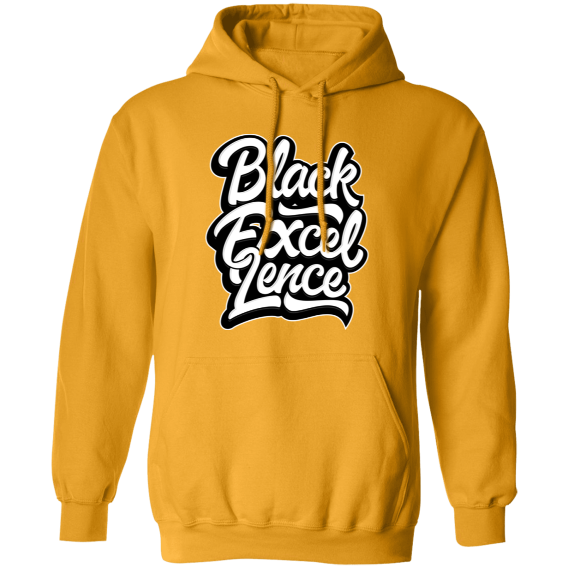 Black Excellence Pullover Hoodie