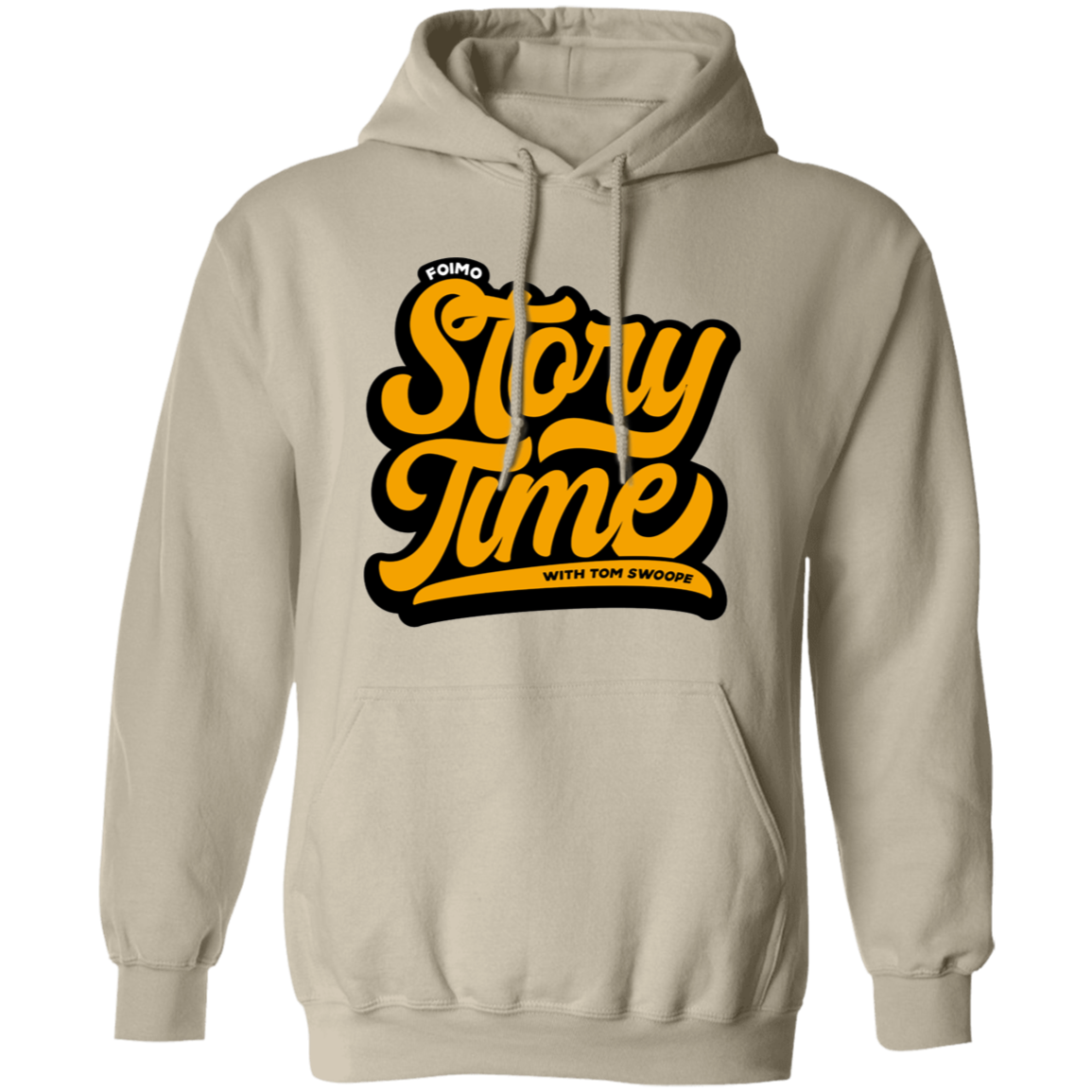 Story Time Pullover Hoodie (Orange)