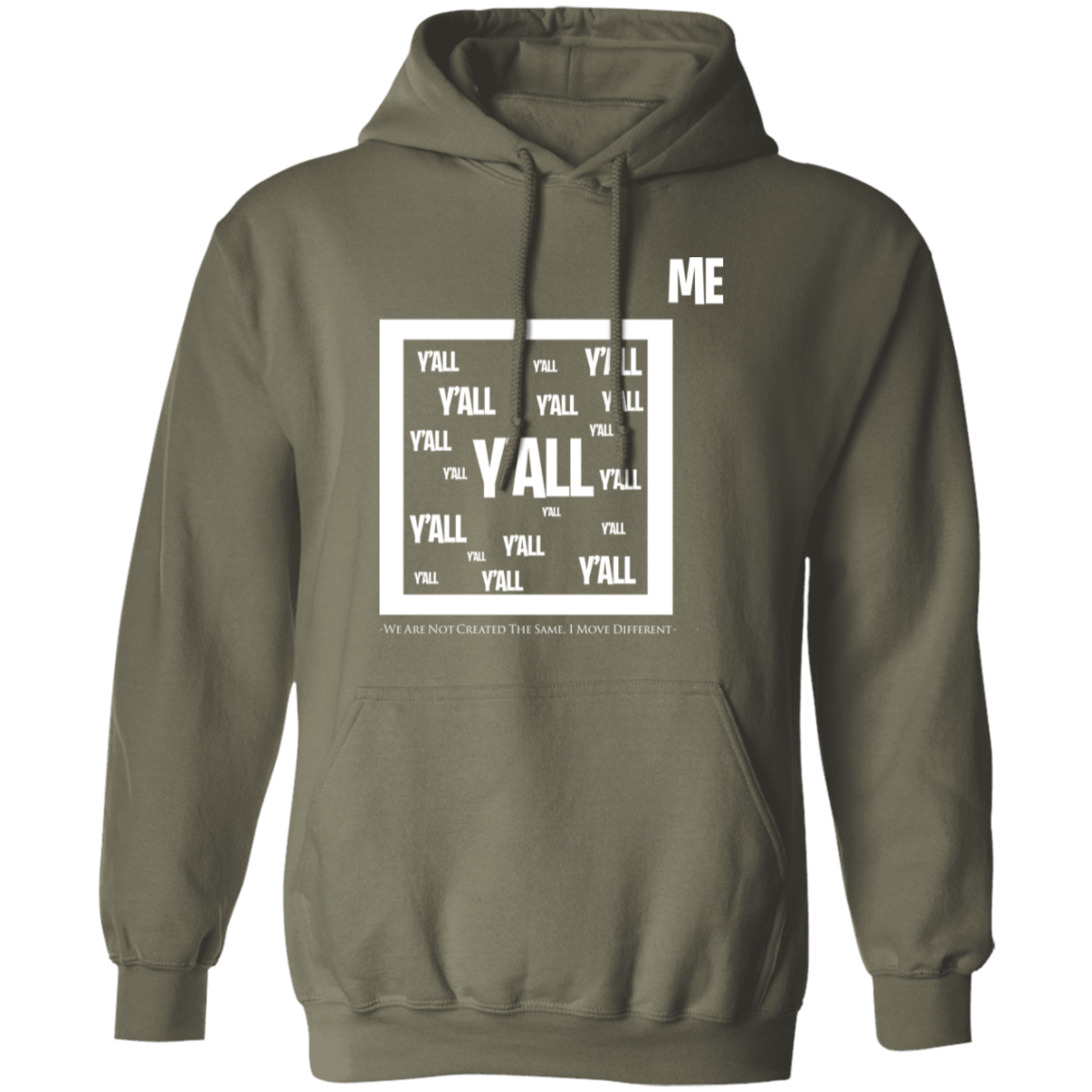 Me Vs. Y'all Pullover Hoodie