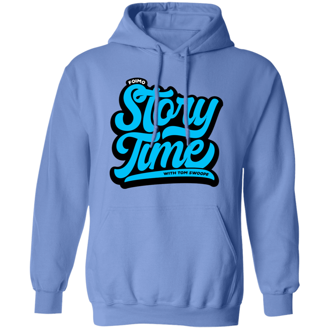 Story Time Pullover Hoodie (Blue)