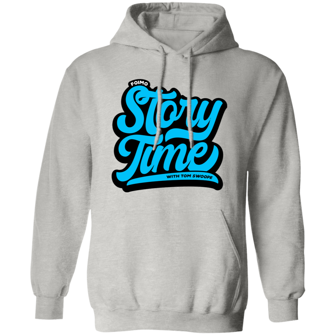 Story Time Pullover Hoodie (Blue)