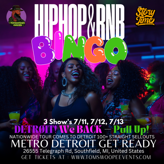 Hip Hop and R&B Bingo with Tom Swoope (Metro Detroit)