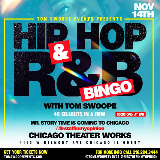 Hip Hop and R&B Bingo with Tom Swoope (Chicago 11/14)