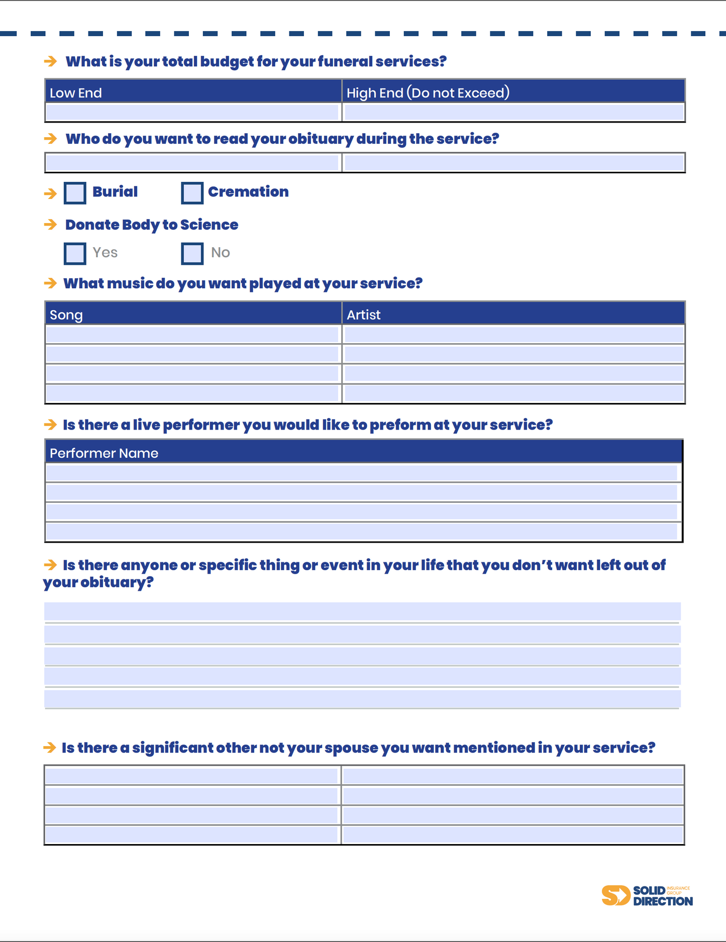 My Plans & Final Wishes Guide & Workbook