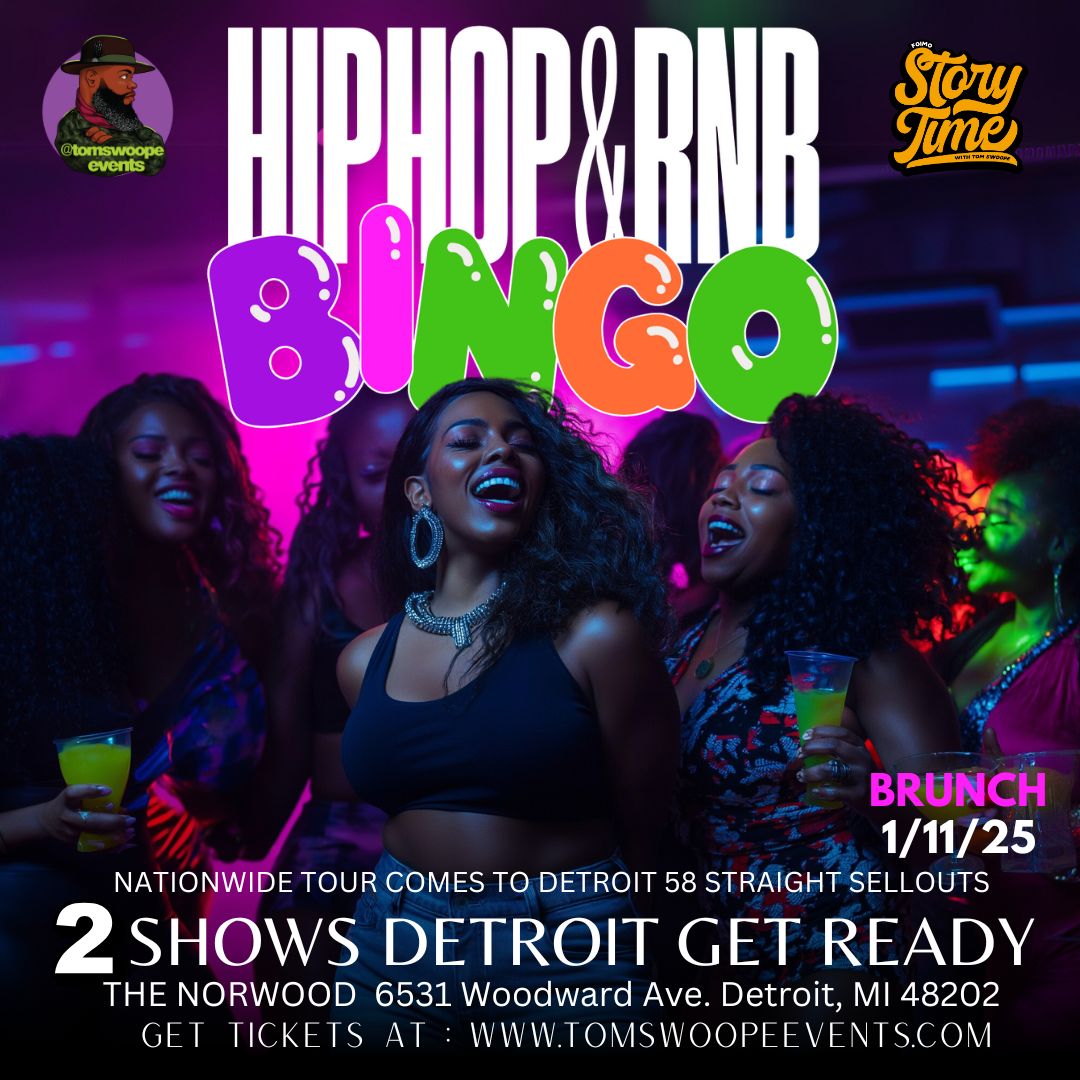 Hip Hop and R&B Bingo with Tom Swoope *Brunch (1/11/25 Detroit)